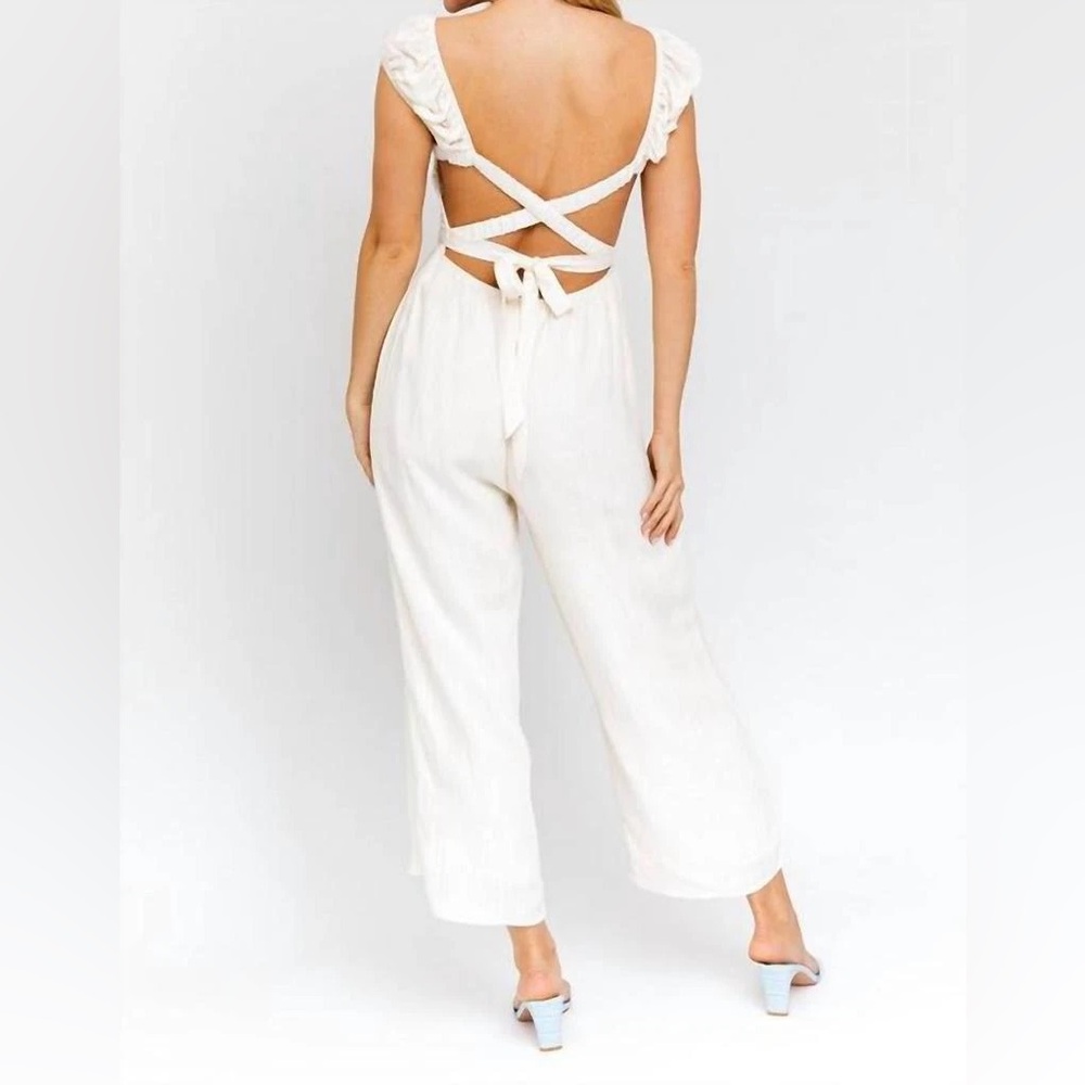 Lelis Women’s Cross Back Smocked Jumpsuit - Picture 12 of 12